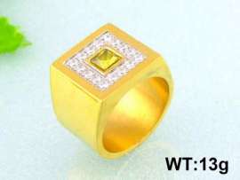 Stainless Steel Gold-plating Ring