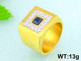 Stainless Steel Gold-plating Ring