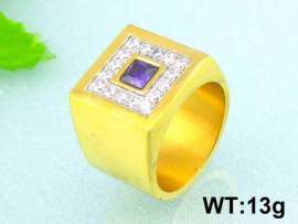 Stainless Steel Gold-plating Ring
