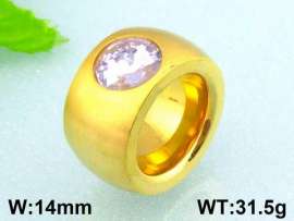 Stainless Steel Gold-plating Ring