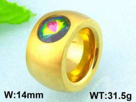 Stainless Steel Gold-plating Ring