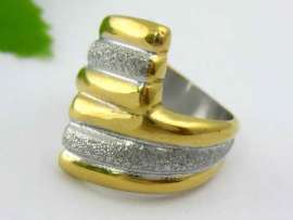 Stainless Steel Gold-plating Ring