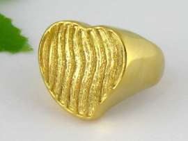 Stainless Steel Gold-plating Ring