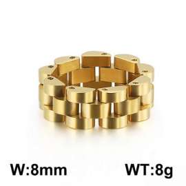 Stainless Steel Gold-plating Ring
