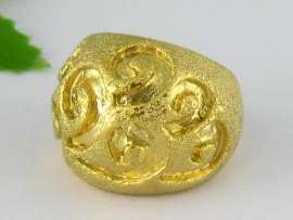 Stainless Steel Gold-plating Ring