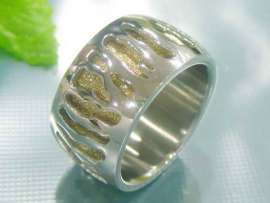 Stainless Steel Gold-plating Ring