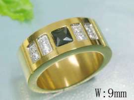Stainless Steel Stone&Crystal Ring