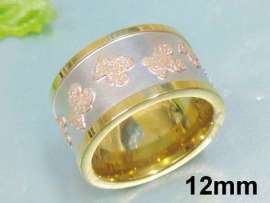 Stainless Steel Gold-plating Ring