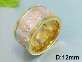 Stainless Steel Gold-plating Ring