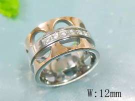 Stainless Steel Stone&Crystal Ring