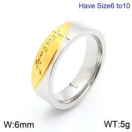 Stainless Steel Gold-plating Ring
