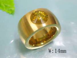 Stainless Steel Gold-plating Ring