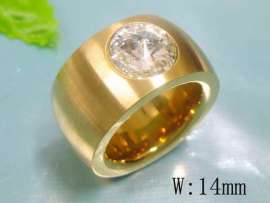 Stainless Steel Gold-plating Ring