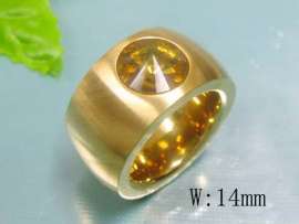 Stainless Steel Gold-plating Ring