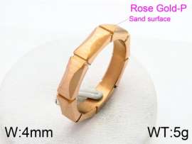 Stainless Steel Rose Gold-plating Ring
