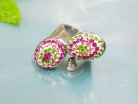 Stainless Steel Stone&Crystal Ring