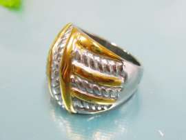 Stainless Steel Gold-plating Ring