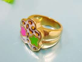 Stainless Steel Gold-plating Ring