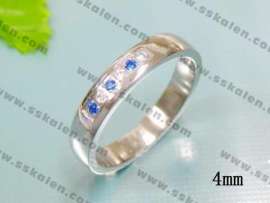 Stainless Steel Stone&Crystal Ring