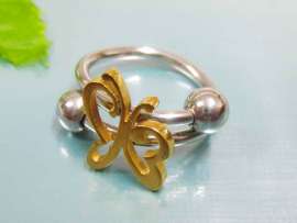 Stainless Steel Gold-plating Ring
