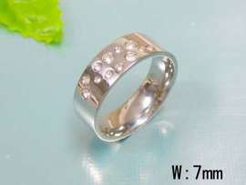 Stainless Steel Stone&Crystal Ring