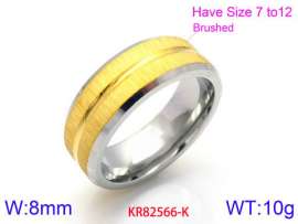 Stainless Steel Gold-plating Ring