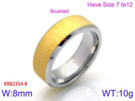 Stainless Steel Gold-plating Ring
