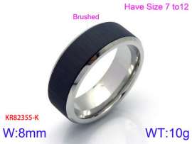 Stainless Steel Black-plating Ring