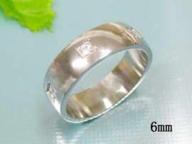 Stainless Steel Stone&Crystal Ring