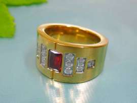 Stainless Steel Gold-Plating Ring