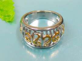 Stainless Steel Gold-Plating Ring