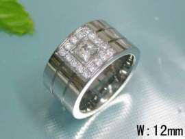 Stainless Steel Stone Ring