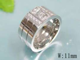 Stainless Steel Stone Ring
