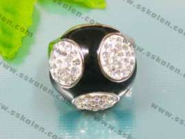Stainless Steel Stone Ring