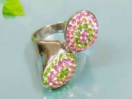 Stainless Steel Stone Ring