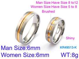 Stainless Steel Lover Ring
