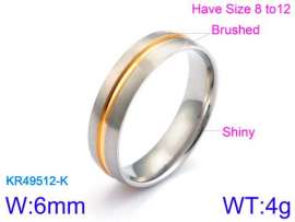 Stainless Steel Gold-plating Ring