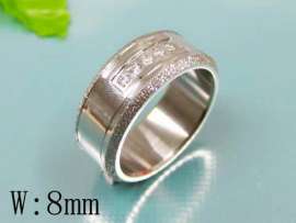 Stainless Steel Stone Ring