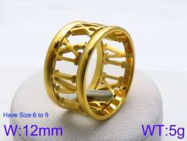 Stainless Steel Gold-plating Ring