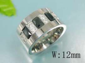 Stainless Steel Stone Ring