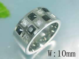 Stainless Steel Stone Ring