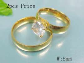 Stainless Steel Lover Ring