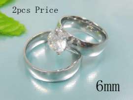 Stainless Steel Lover Ring