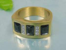 Stainless Steel Gold-Plating Ring