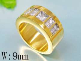 Stainless Steel Gold-Plating Ring