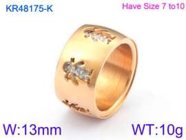 Stainless Steel Gold-plating Ring