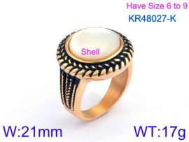 Stainless Steel Gold-plating Ring