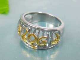 Stainless Steel Gold-Plating Ring