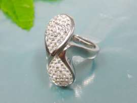 Stainless Steel Stone Ring
