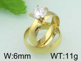 Stainless Steel Lover Ring